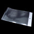 PABCK 100 Pack Clear Self Adhesive Hair Packaging Bags, 4.13x21.6 inch, with Hang Hole for Wigs