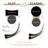 LASHVIEW Ellipse Flat Eyelash Extension Supplies, 0.15mm C Curl Mixed Length, Professional Salon Use