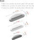 Toothpaste Clips - Arobor Home MXY Tubular Clips, Multi-Purpose Tube Squeezer Cleanser Clip, 3 Sizes