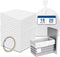 LOMHODWA Trash Compactor Bags,Fits 15 Inch Rectangular Drawer Compactors, White Heavy Duty Compressed
