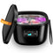 Ultrasonic Retainer Cleaner Machine, 45kHz LED Light Cleaner for Dentures, Aligner, Mouth Guard