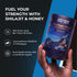 Pack 30 The Wellness Project Himalayan Shilajit Honey Sticks Pro with Saffron, Forest Honey & Fenugreek extract |