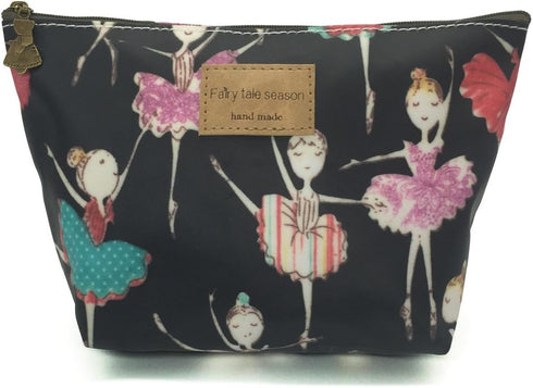 Hunger Ballet Girl Make-Up Cosmetic Tote Bag Carry Case, 14 Patterns