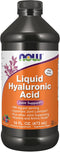 NOW Supplements Liquid Hyaluronic Acid, Delicious Berry Flavor, 100 mg Per Serving, 16-Ounce