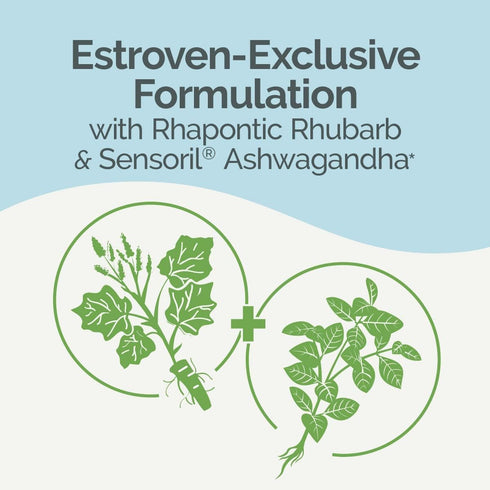 Estroven Complete + Ashwagandha Menopause Supplement for Women - 60 Ct. - Drug-Free & Non-GMO Menopause Relief