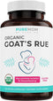 USDA Organic Goat's Rue 60 Vegan Capsules for Breastfeeding & Herbal Lactation Support, Non-GMO