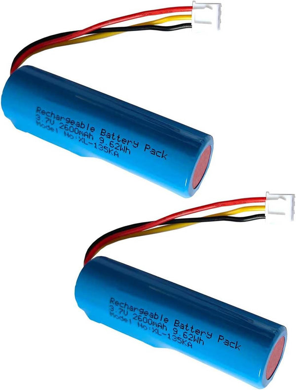 GYMIN 18650 1S1p 2600mAh 3.7v Rechargeable Lithium-ion Battery with XH2.54/3p Connector / 5C