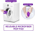 16.5 Inch Microfiber Replacement Mop Pads, Reusable 3 Pack Flat Heads for Wet or Dry Floor Cleaning