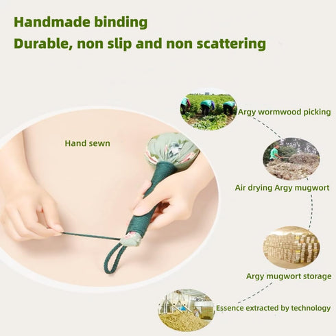 Long Size Lymphatic Drainage Hammer, Manual Body Massage Hammer, Green 12.5IN, 2pcs Back Knock Handheld for Pain Relief