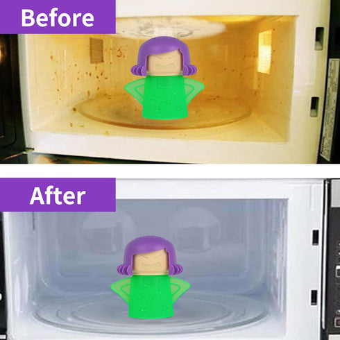 Spardar Angry Mama Microwave Oven Steam Cleaner, 2 Pack for Kitchens, Fun and Easy Cleaning with Amazing Results