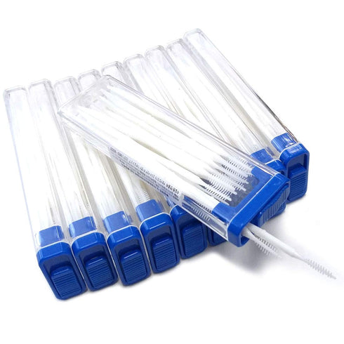 Portable Interdental Toothpicks, Tooth Stick Brush for Dental Oral Care, Clean Teeth Food Residue 18 Picks per Pack,