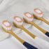 Adult Wide Head Soft Hair Toothbrush, Manual Toothbrush, Ultra Soft Brush Thread for Sensitive Teeth (6 Pack)