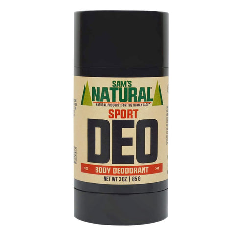 Sam’s Natural Sport Deodorant - Holiday Gifts - Aluminum Free DEO - Vegan, Cruelty Free - 3 oz