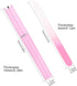 KADS 3 Pack Glass Nail File, Crystal Fingernail Files with Case for Natural Nail Care, Unique Gifts
