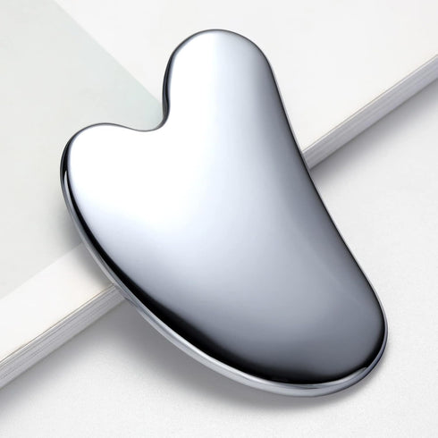 KENID 1Pcs 1) Terahertz Gua Sha Massage Tool Natural Guasha Stone Face Massager Gouache Scraper for Neck Body Scraping