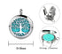 Aromatherapy Essential Oil Diffuser Necklace - Cloud Pattern Stainless Steel Locket Pendant