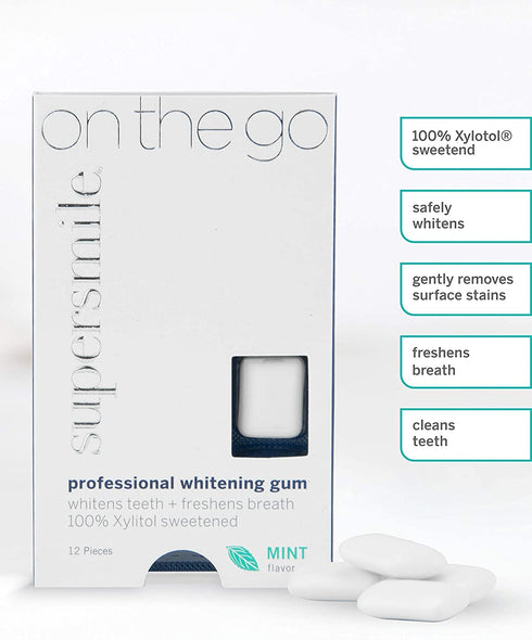 Supersmile Professional Whitening Gum, 12 Count