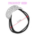 YISSION 4Pcs Sparkly Rhinestone Hair Ties, Fancy Crystal Ponytail Holders for Thin Thick Hair, Silver Accessories