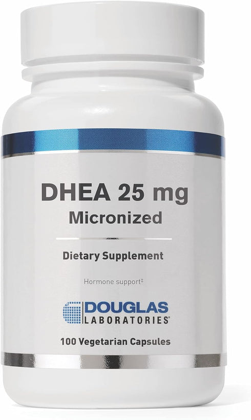 Douglas Laboratories DHEA 25 mg Dissolvable Tablets for Hormone Balance & Immunity, 100 Vegetarian Capsules