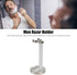 Metal Manual Shaving Holder and Brush Stand, Grooming Tool for Men, Bathroom Accessories for Shaving