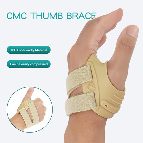 Thumb Brace, Breathable Compression Support Right Hand Stabilizer for Joint Tendonitis (M)