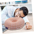 PRETYZOOM Ear Hole Pillow for Side Sleeping Portable Nursing Pillow for Elderly Washable Cover for Office Naps and Home
