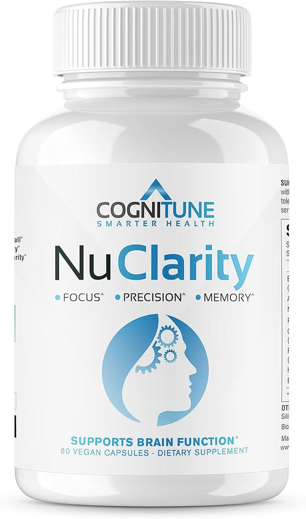 NuClarity - Premium Nootropic Brain Supplement for Focus, Energy & Memory - Ginkgo Biloba, Bacopa Monnieri & More