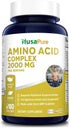 NusaPure Amino Acid Complex Blend - 2000 mg-180 Caps (Non-GMO, Gluten-Free)