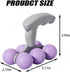 Konbison Muscle Roller Stick for Legs & Back, Silent Portable Massage Roller Ball, Deep Tissue Calf, Neck Massager