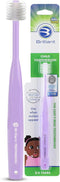 Brilliant Oral Care Child Toothbrush with Soft Bristles, Round Head for Ages 2-5 Years, Easy to Use, Lilac, 1 Pack