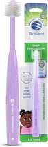 Brilliant Oral Care Child Toothbrush with Soft Bristles, Round Head for Ages 2-5 Years, Easy to Use, Lilac, 1 Pack