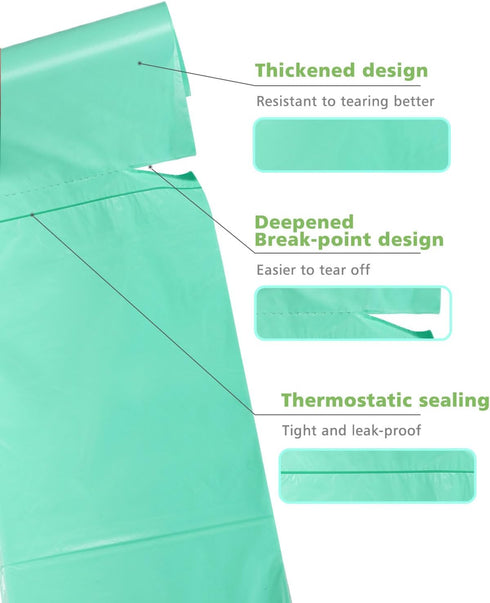 AYOTEE Compostable Trash Bags, 1.2 Gallon, 150 Packs, Small Biodegradable Bags for 1-2 Gallon Trash Cans
