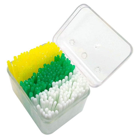 GARASANI Portable Disposable Plastic Curved Hook Toothpicks, Anti-Slip Handle Design, 300 Pcs