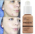 2 Pack PHOERA Foundation - Flawless Soft Matte 24HR Oil Control Full Coverage Makeup (102 Nude-30m)