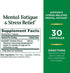Nature's Bounty Mental Fatigue and Stress Relief, Rhodiola Supplement, 400 mg, Capsules, 30 Count
