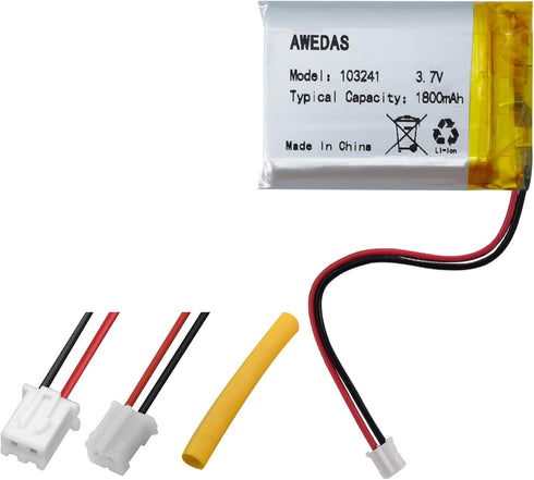 103241 Battery Compatible for Multiple Devices, 103241 Replacement Batteries with PH 2.54 JST Connector