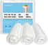10 Gallon Trash Bags, 18 Micron Ultra Thick Strong Clear Medium Size Garbage Bin Liners, 90 Count