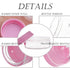 ZEJIA 3 Gram Sample Containers with Lids, 50 Count Tiny Jars for Makeup, Lip Balms, Lotion, Powder (Pink Lids)