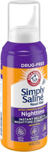 Healthcare 4.25 oz Simply Saline Nighttime Nasal Mist Giant Size Personal /Health Care