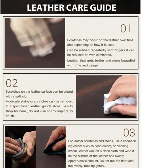 Set CONTACTS Full Grain Leather Empty Manicure Case Travel Nail Clipper Pouch for Men Personal Care Tools Pouch By