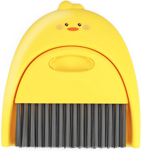 LUOKER Small Broom and Dustpan Set,1pc Dust Pan and Brush Set,SUP Cute Little