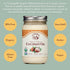 La Tourangelle Organic Refined Coconut Oil, Great for Cooking, Baking, Hair, Skin Care, 14 fl oz