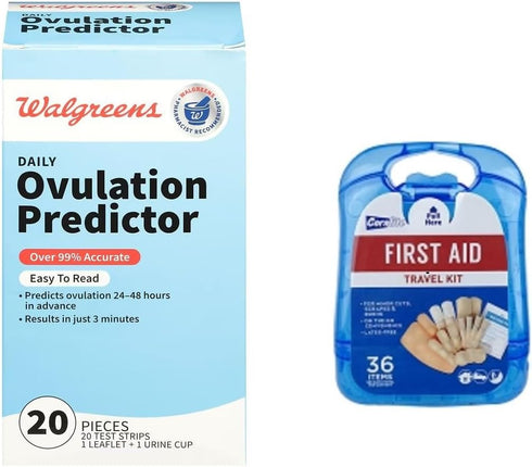 Walgreens Ovulation Predictor 20 Count with Free First aid kit