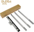 DrDirt Floor Squeegee, 14inch Foam Swivel Squeegee with Stainless Steel Extension Pole, Perfect for Bathroom and Kitchen