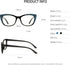 OCCI CHIARI Black Reading Glasses Women 6.0 Stylish Readers in Black Blue, Available in Multiple Strengths