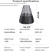 Villelei 7-Color Candle Flame Essential Oil Diffuser, Aromatic air humidifier, LED ultrasonic Aroma lamp with Timer