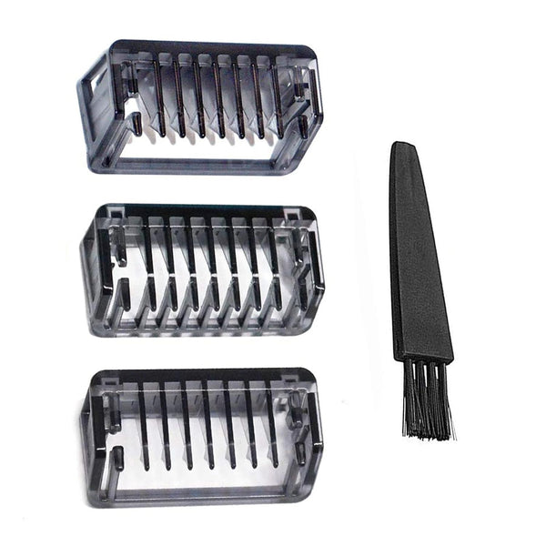 Solo Men's Full Body Electric Shaver Trimmer Comb Replacement Comb 3 PCS 1.3.5mm with Cleaning Brush