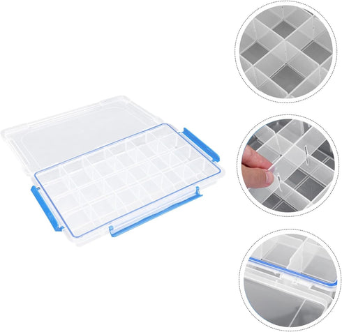Portable Weekly Pill Organizer - Divided Plastic Case for Easy Tablet Storage