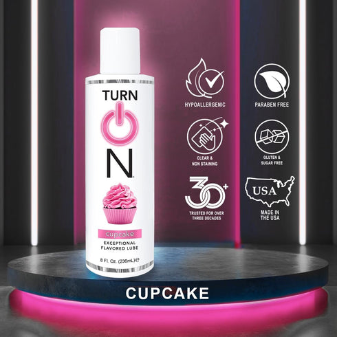 Pack 8oz (Pack 3) Turn On Flavor Party | Strawberry, Cupcake & Watermelon, Each