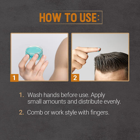 Woody's Clay for Men, Matte Finish with Firm and Flexible Hold, 3.4 oz.